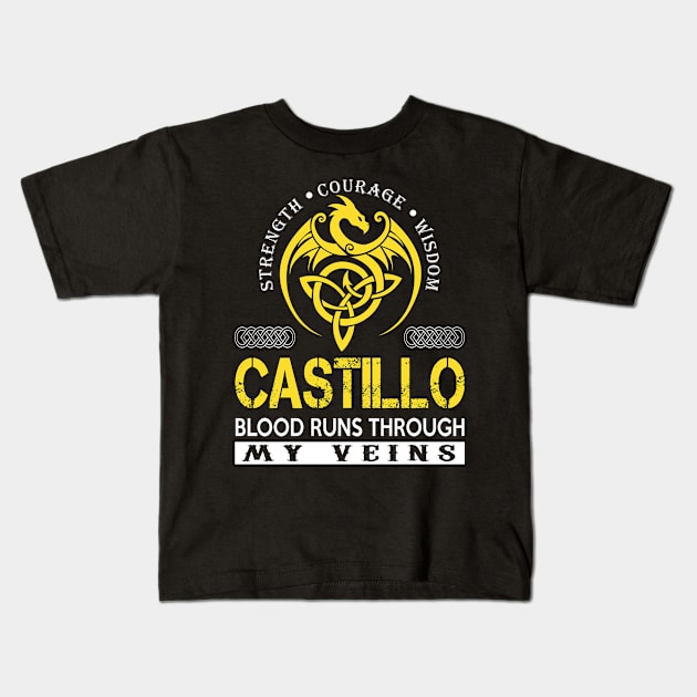 CASTILLO Kids T-Shirt by isaiaserwin